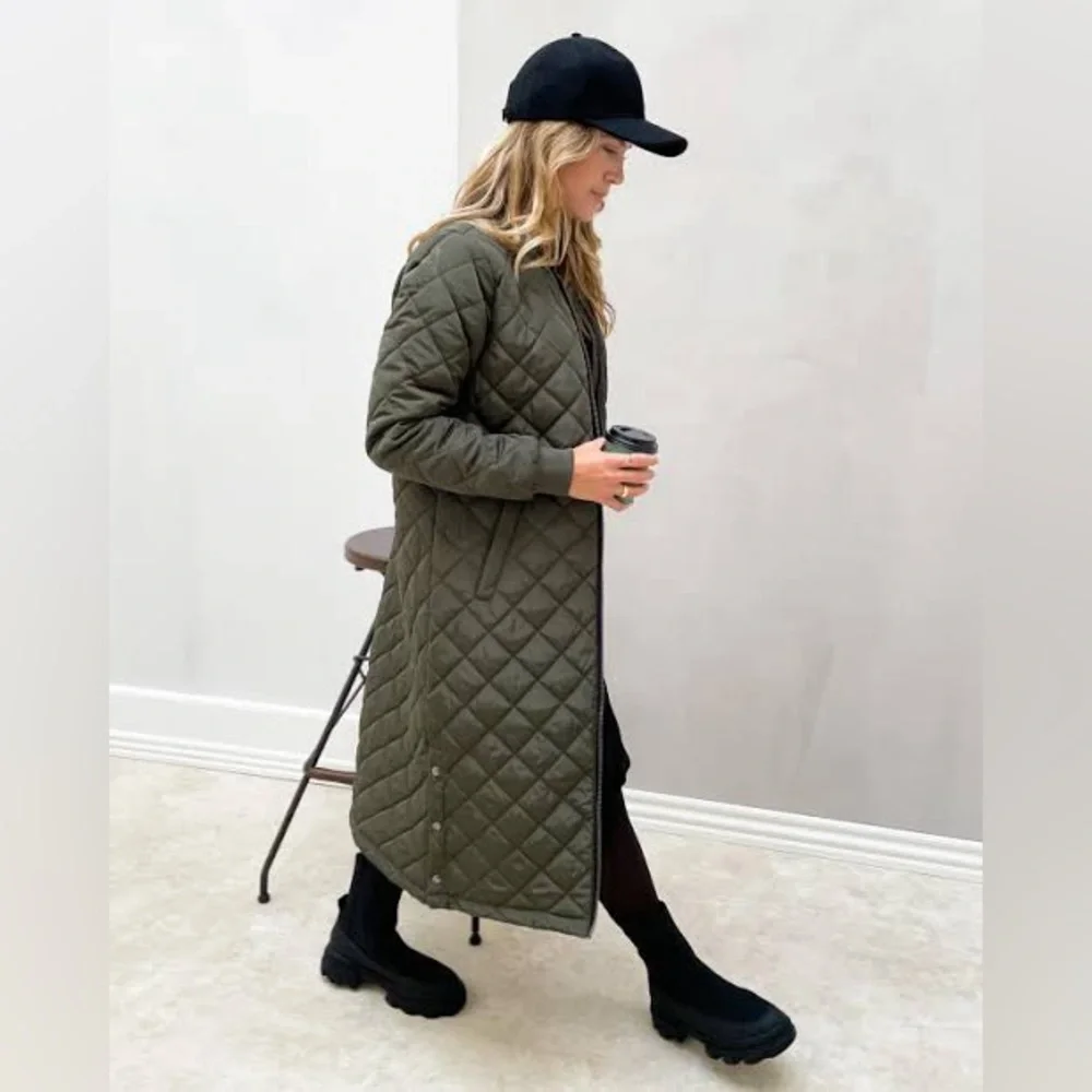 Long Quilted Jacket - Picture 2 of 5